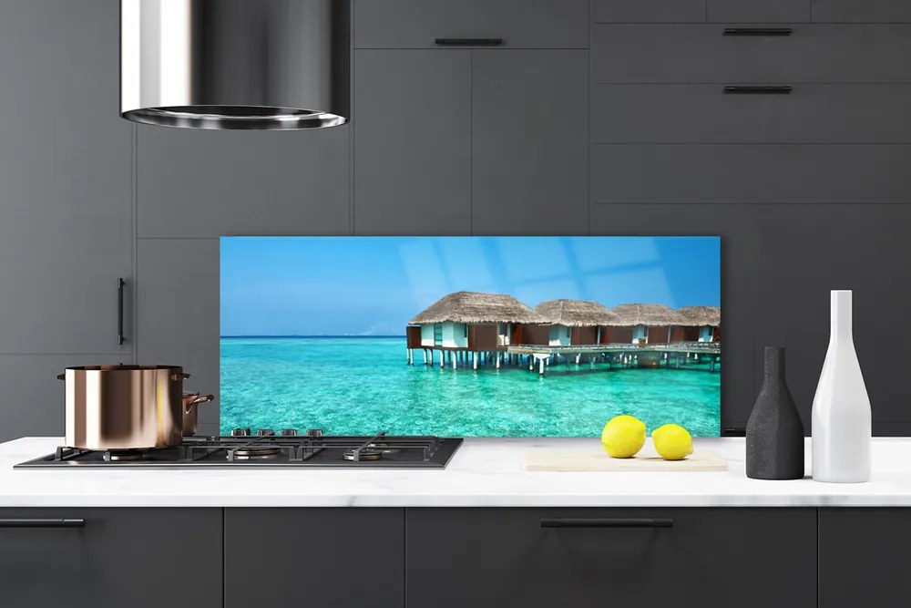 Panel Kuchenny Luksusowy Dom Nad Zatoką