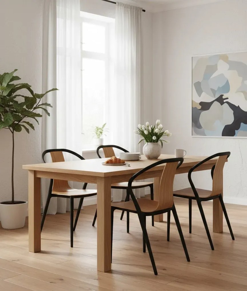 Naturalne designerskie krzesło G2-N20