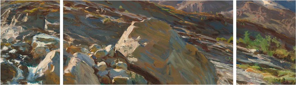 Obraz - John Singer Sargent, Simplon Pass, reprodukcje (170x50 cm)