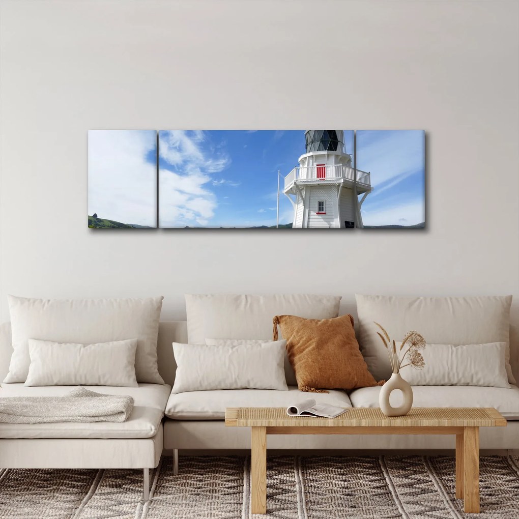 Obraz latarni morskiej Akaroa w Nowej Zelandii (170x50 cm)