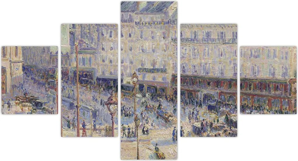 Obraz - Camille Pissarro, The Place du Havre, reprodukcje (125x70 cm)