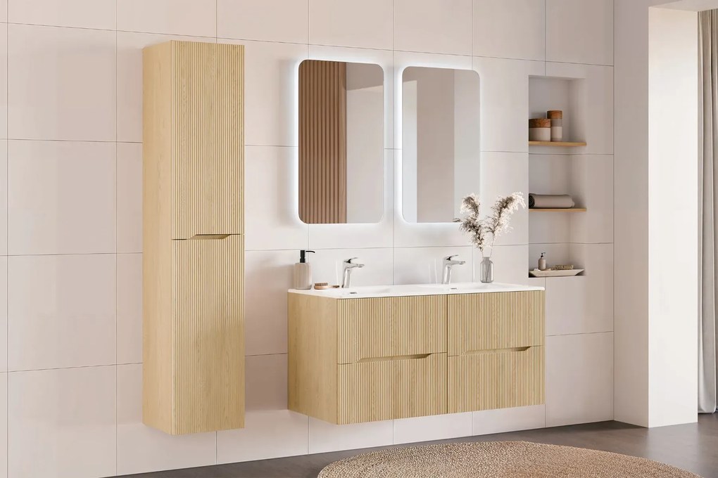 Szafka pod umywalkę NORDIC CREMONA 2S 60cm dąb cremona COMAD