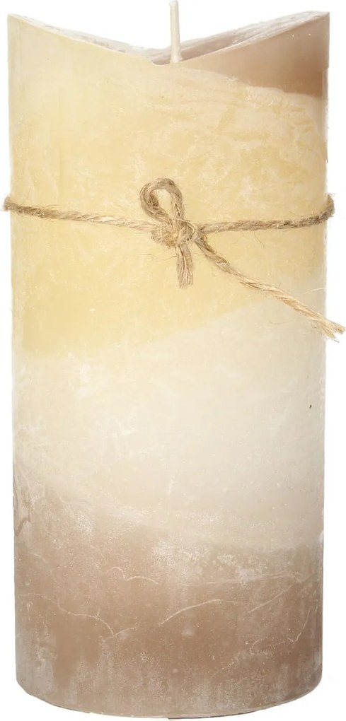Świeca Dorotea 15cm cappuccino