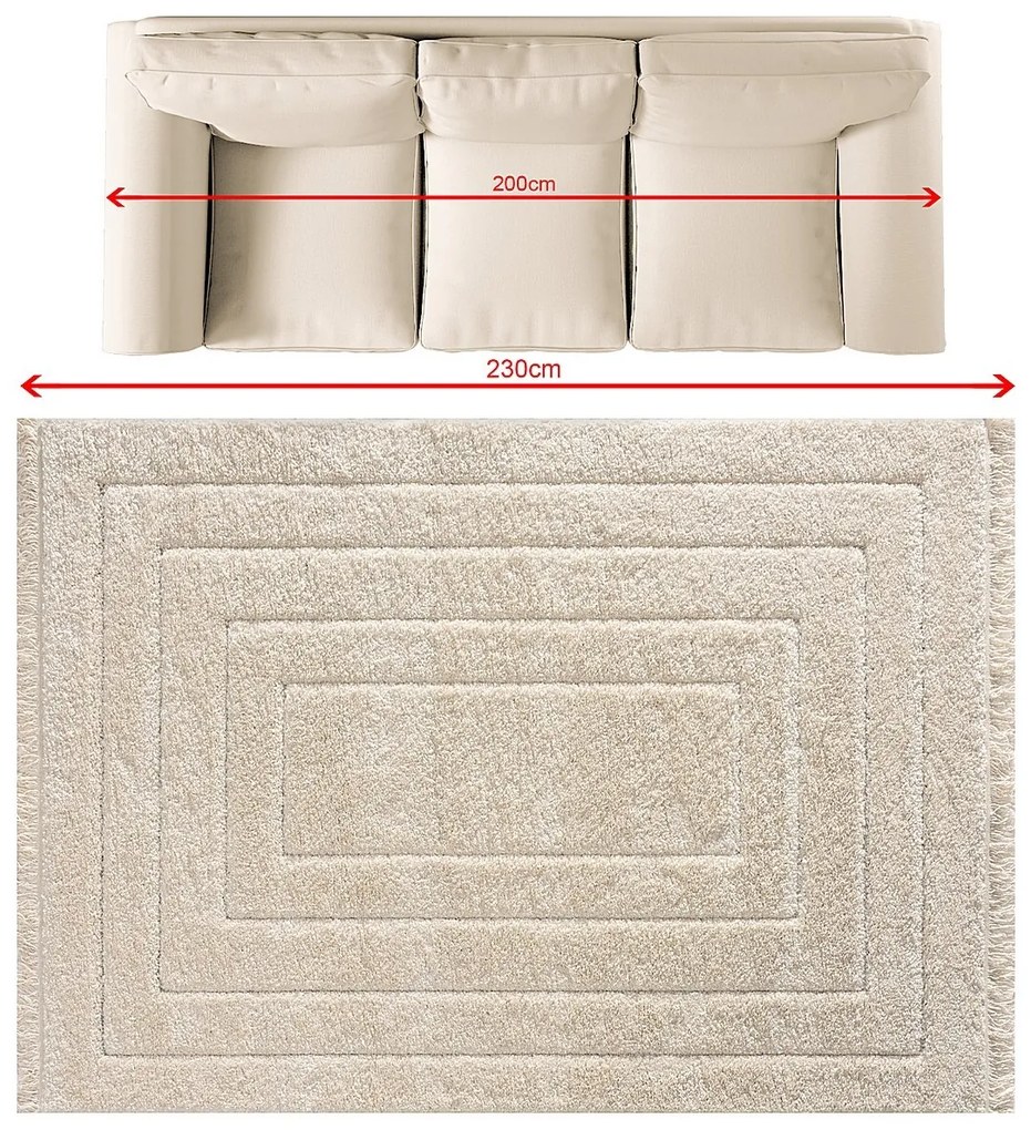 Dywan Medina cream 160x230 cm
