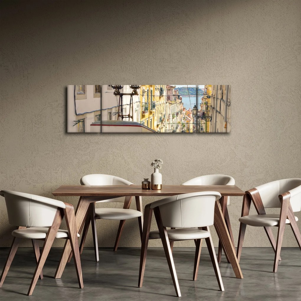 Obraz - Lizbona (170x50 cm)