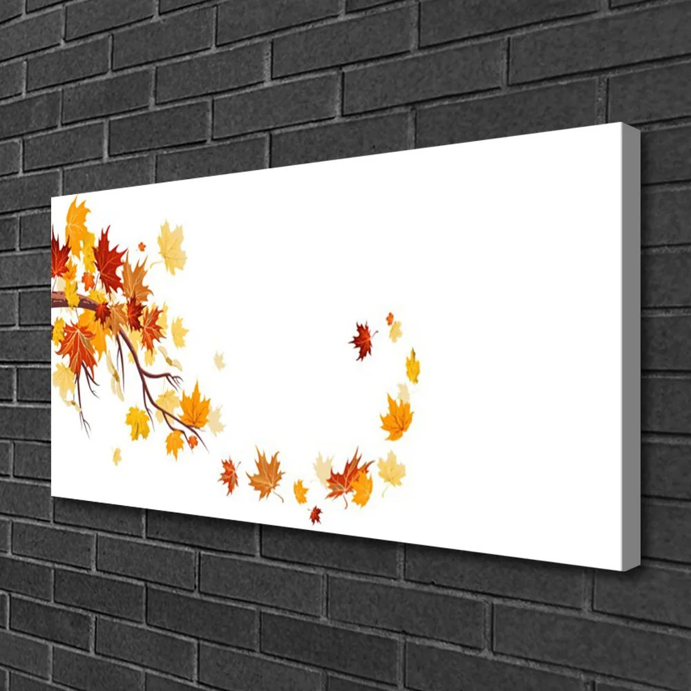 Zdjęcie na płótnie Złote Liście w Stylu Art Deco