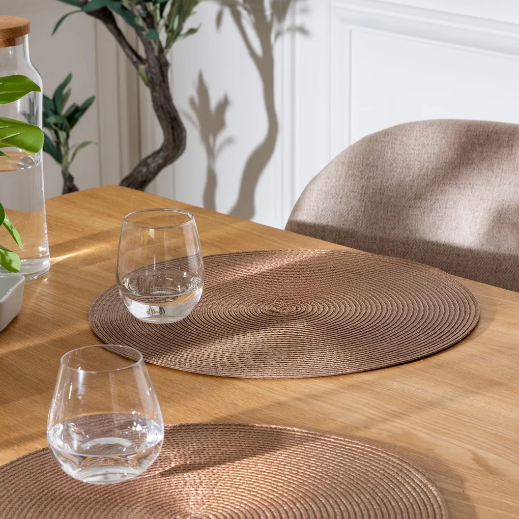 Pleciona mata pod talerz, Ø 38 cm