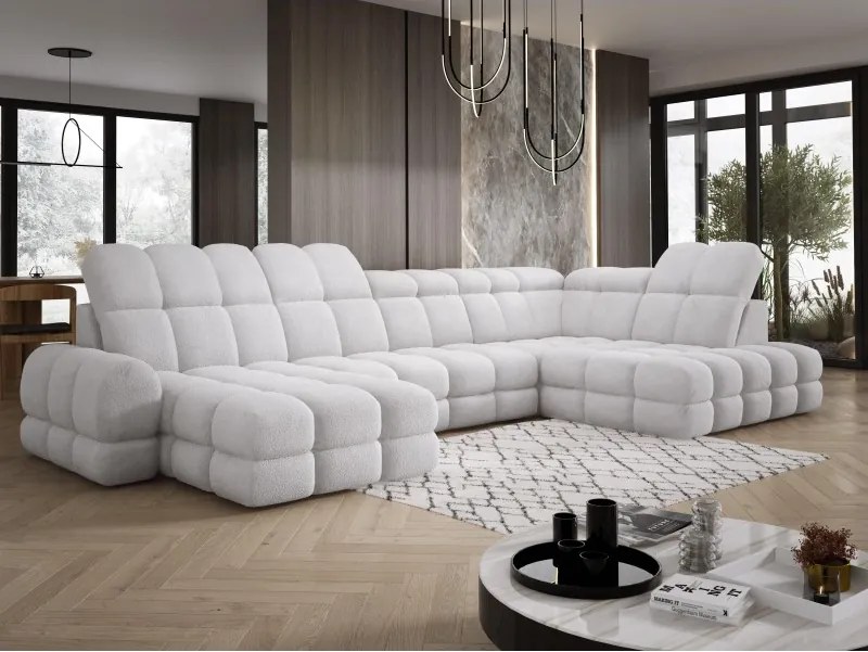 Narożnik TOLLO XL Prawostronny Elektryczna regulacja Tkanina ANTHOLOGY 15 WERSAL