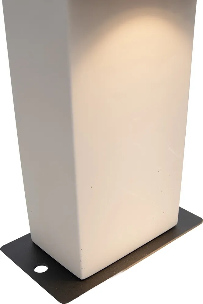 Nowoczesny słupek oświetleniowy zewnętrzny szary 35 cm IP44 - Pompei