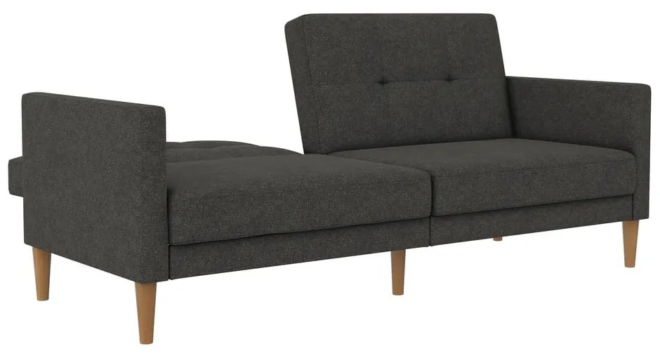 Ciemnoszara rozkładana sofa 82 cm Lilly – Støraa