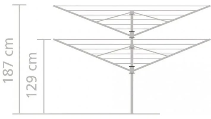 Ogrodowa suszarka na pranie Lift-O-Matic 40m – Brabantia