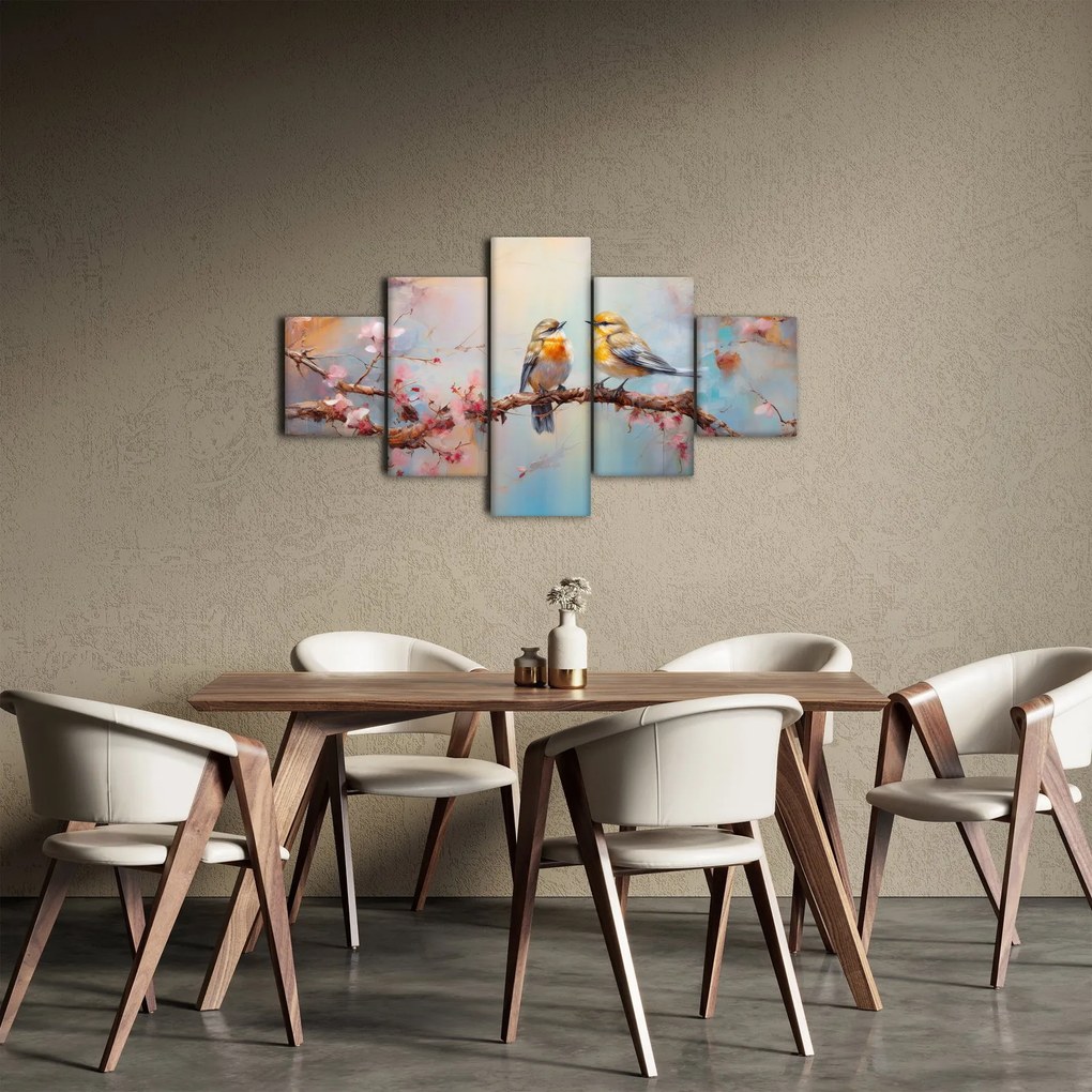 Obraz - Gołąbki (125x70 cm)