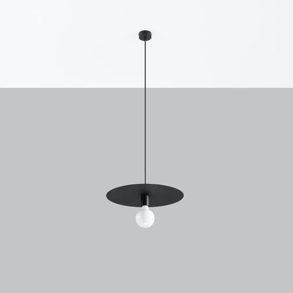 Czarna lampa wisząca ø 40 cm Livago – Nice Lamps