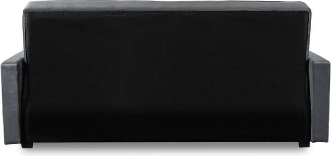 Sofa z Funkcją Spania ALUNA Rozkładana Wersalka Dwuosobowa Szara Nowoczesna do Salonu