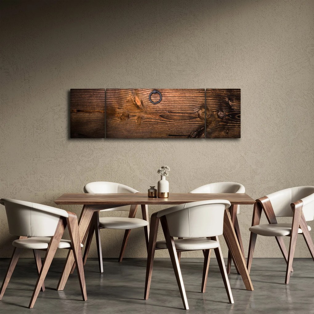 Obraz tekstury drewna (170x50 cm)