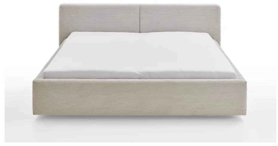 Beżowe łóżko dwuosobowe 200x200 cm Cube – Meise Möbel
