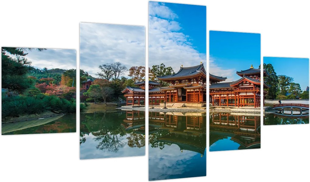 Obraz - Świątynia Byodo-in, Japonia (125x70 cm)