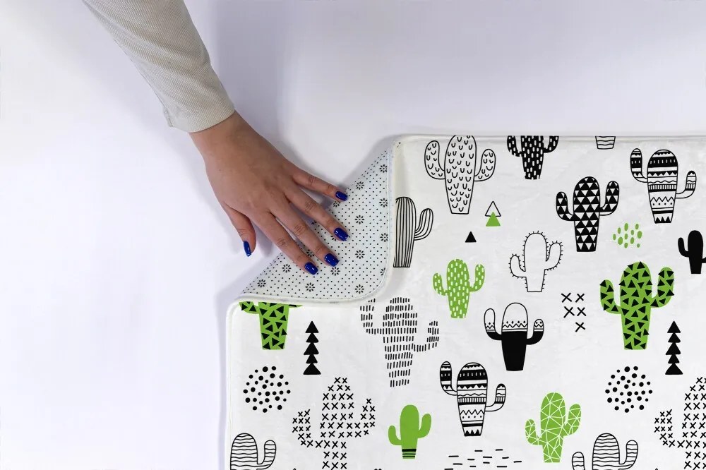 Dywanik łazienkowy Dywanik łazienkowy Kaktusy Wzór