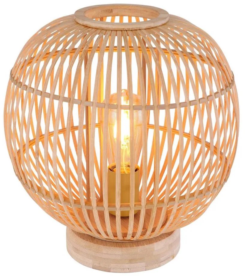 Globo 15368T - Lampa stołowa HILDEGARD 1xE27/60W 230V bambus