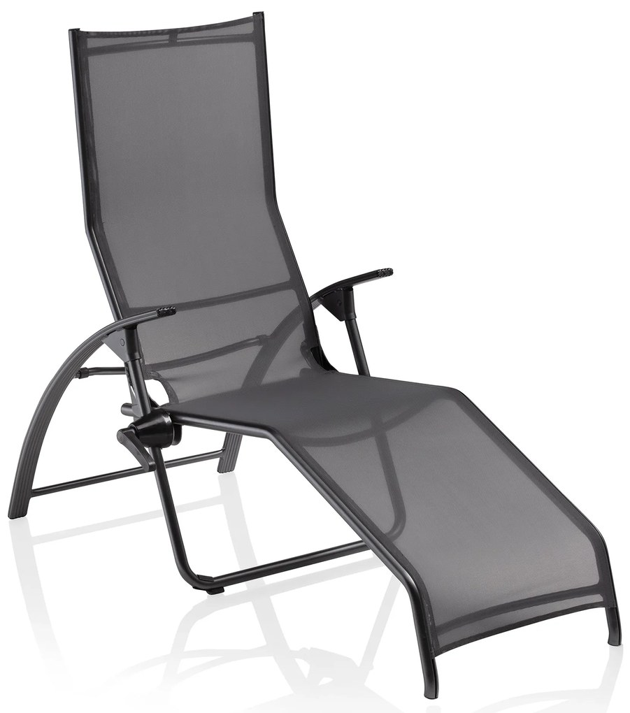 Leżak ogrodowy aluminiowy Tampa Lounger antracytowy KETTLER 01710-7000
