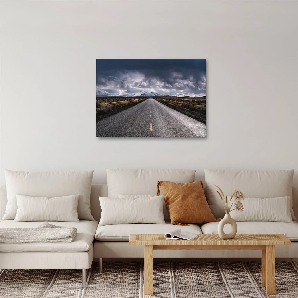 Obraz drogi na pustyni (70x50 cm)