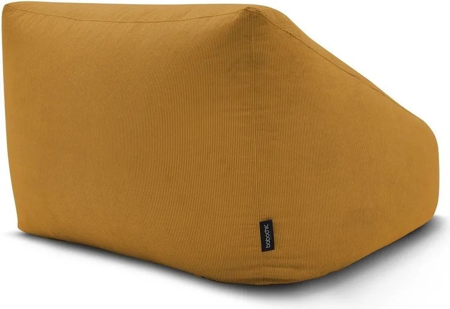 Żółty sztruksowy worek do siedzenia Lilibet – Bobochic Paris