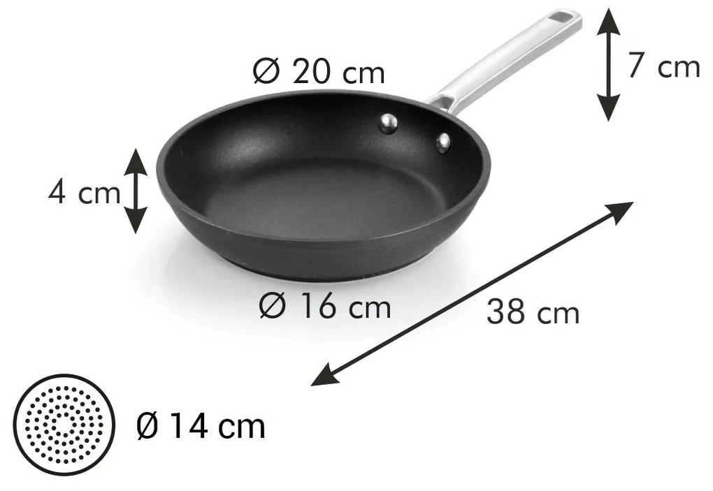 Tescoma Patelnia TitanPOWER, 20 cm, , 20 cm
