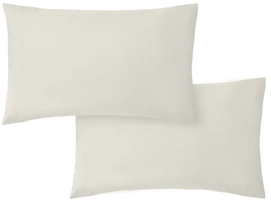 Poszewki na poduszki z perkalu bawełnianego zestaw 2 szt. 50x75 cm Cotton Percale – Bianca