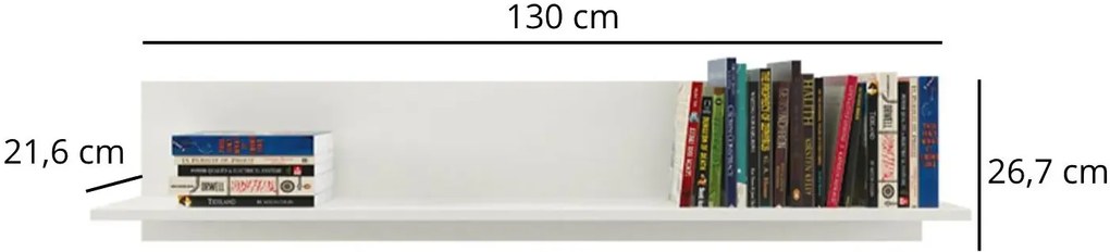 Klasyczna półka ścienna fineline crema N8-B44