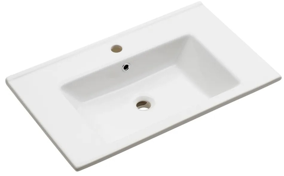 Biała umywalka 75x45 cm Set 357 – Pelipal