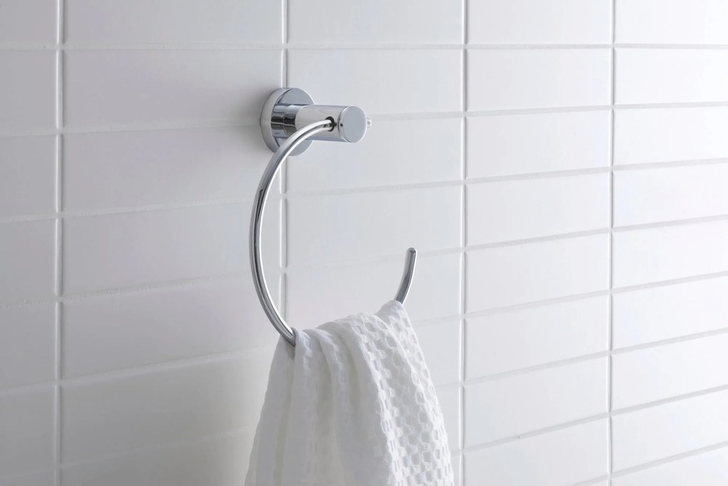 Duravit D-Code pierścień na ręczniki Chrom - obrotowy