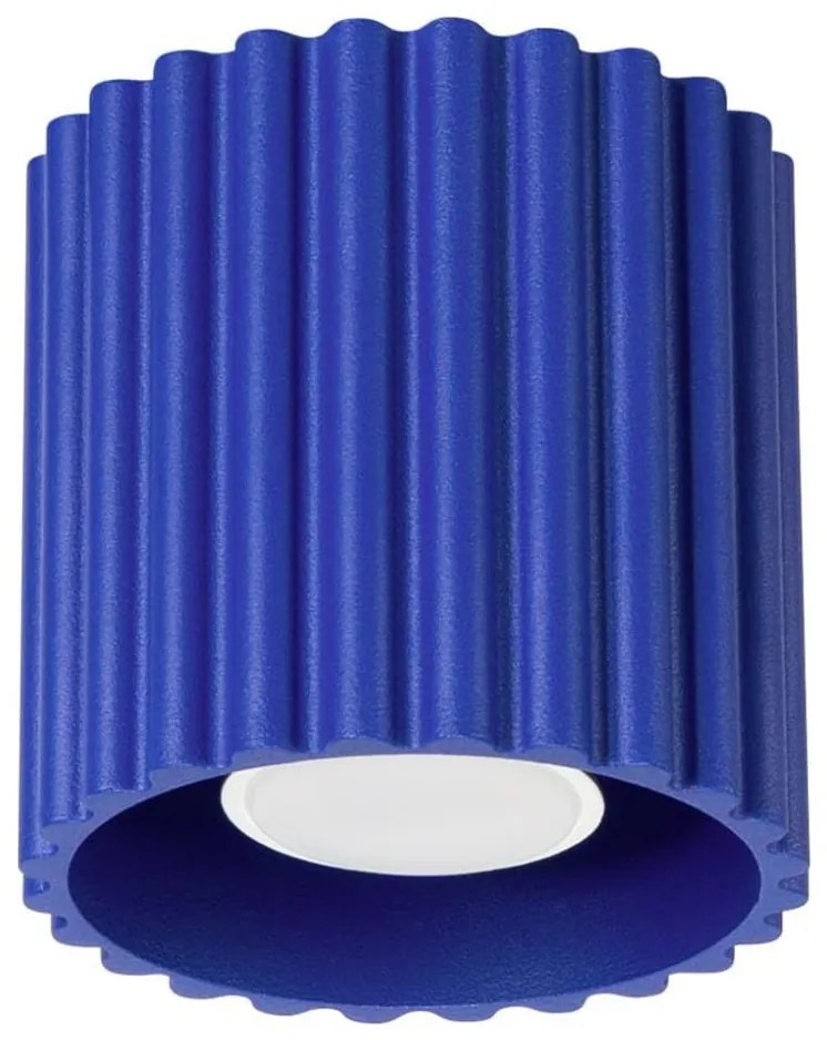 Sollux SL.1809 - Oprawa punktowa AURA 1xGU10/10W/230V 10 cm niebieska