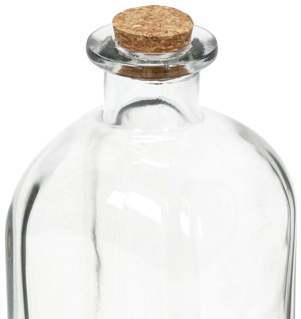 Szklana butelka z korkiem