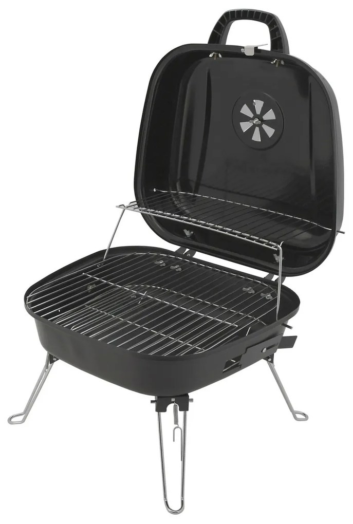 Cattara Grill składany na węgiel drzewny Crotone, 45 cm
