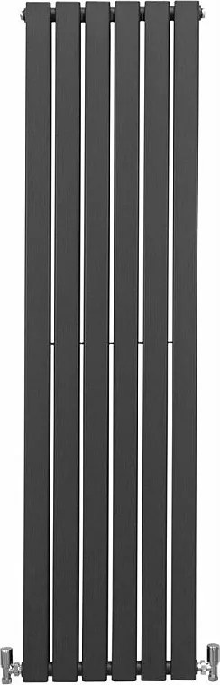 Grzejniki panelowe designerskie, antracytowo-szare, 1600 mm x 420 mm