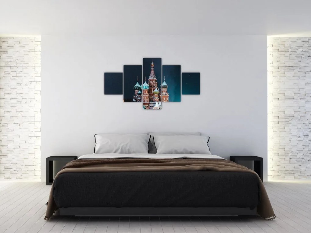 Obraz budowy w Rosji (125x70 cm)