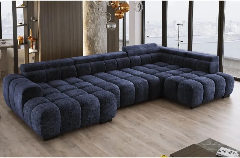 Narożnik BULL XL Prawostronny z elektryczną funkcją regulacji tkanina Eden 17 WERSAL