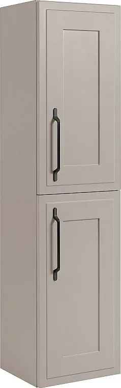 Szafka łazienkowa kaszmir 35 x 136 x 27 cm uchwyt czarny