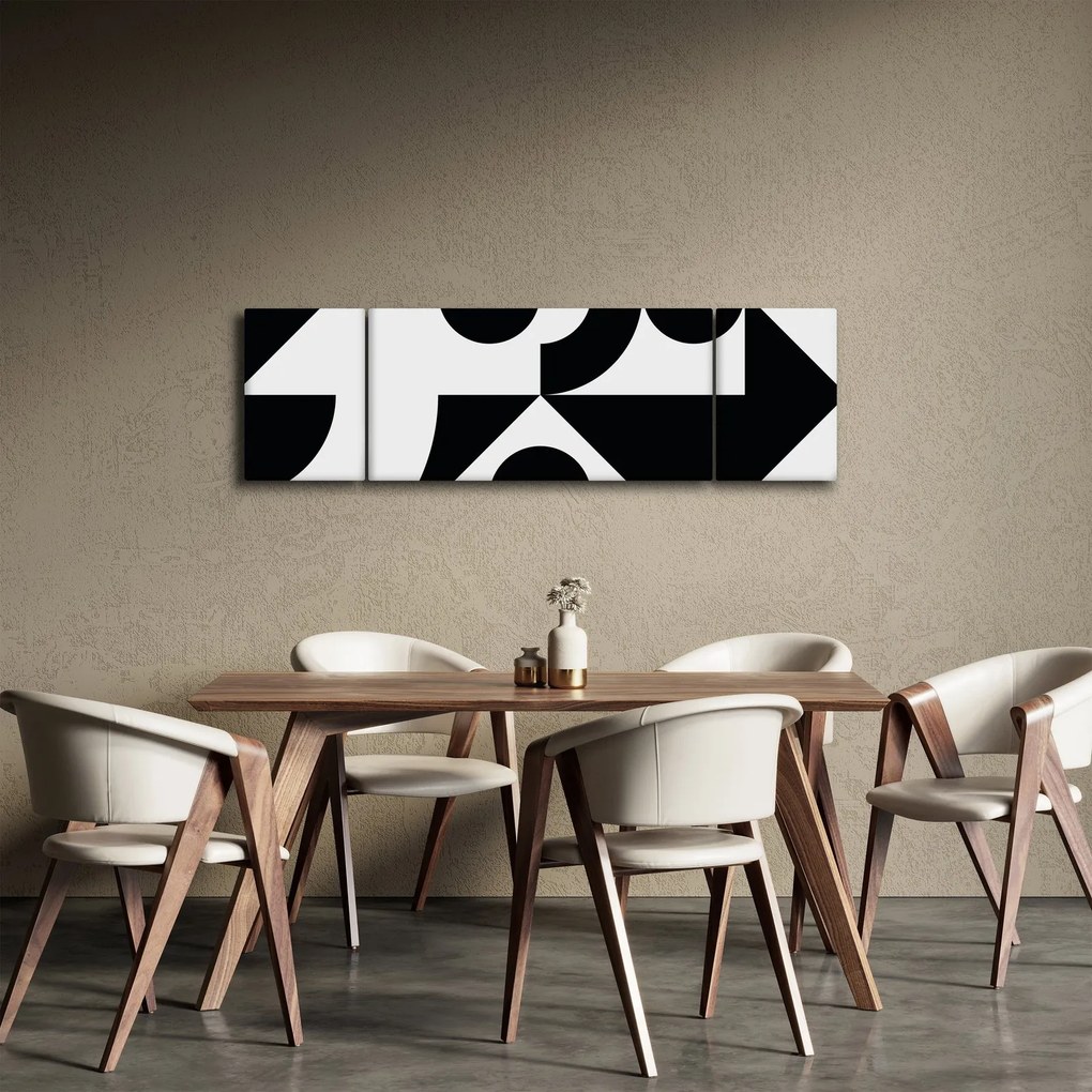Obraz - Abstrakcja geometryczna N⁰1 (170x50 cm)