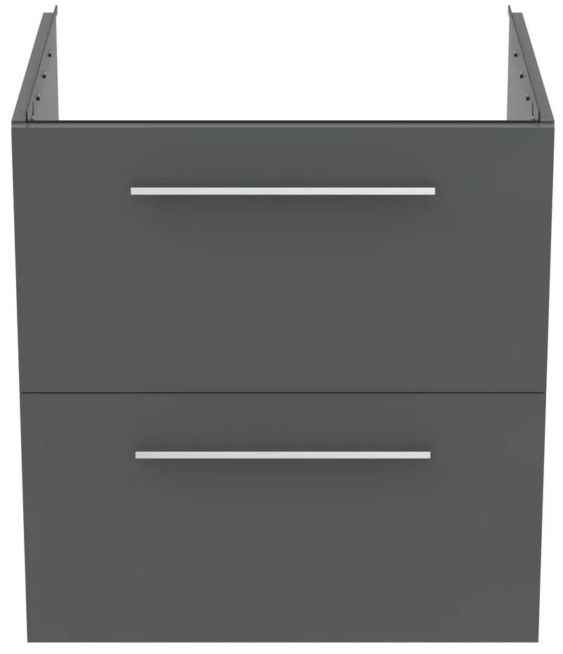 Szara wisząca szafka pod umywalkę 60x63 cm i.Life B – Ideal Standard