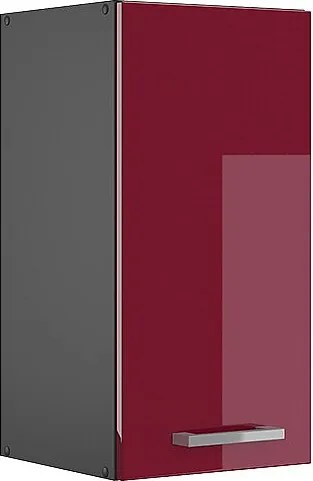 Szafka ścienna czerwony połysk 30x31x60 r-line