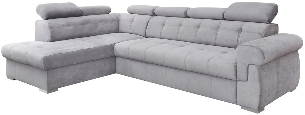 Szary duży narożnik rozkładany B6-M97