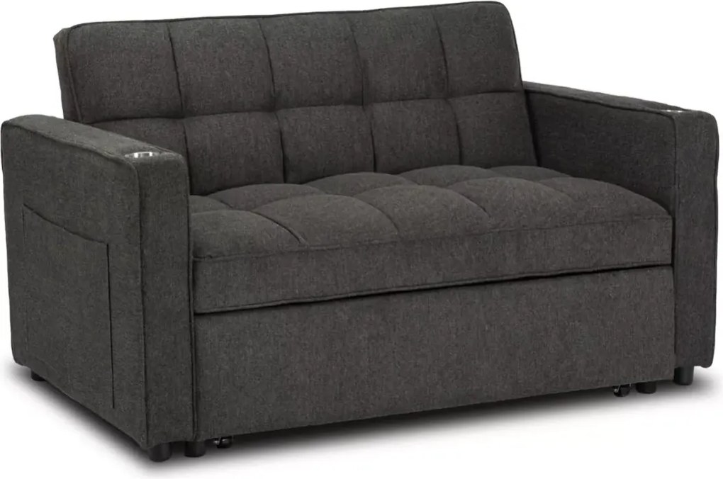Elegancki fotel Smooth 3w1 – rozkładany fotel z funkcją łóżka i leżanki, z uchwytami