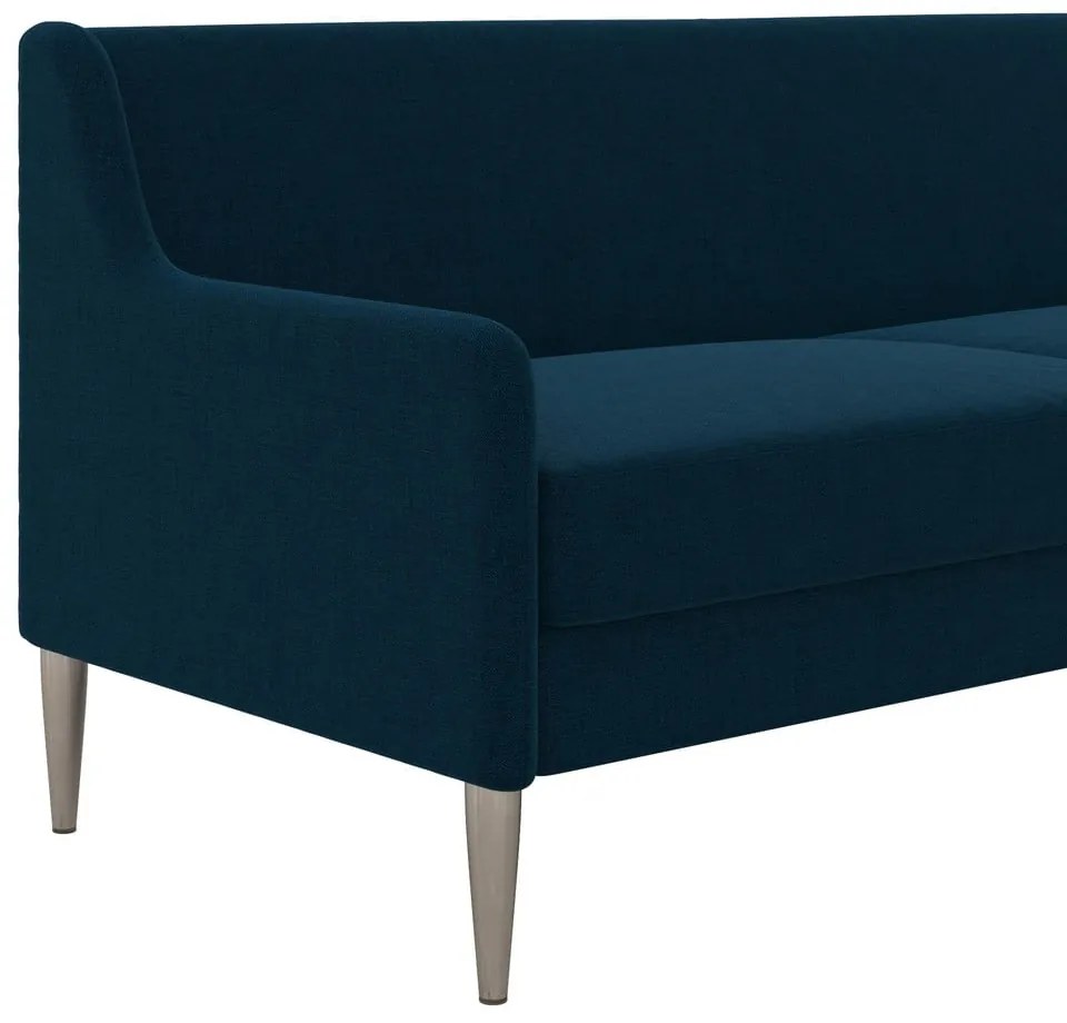 Niebieska sofa 190 cm Virginia – CosmoLiving by Cosmopolitan