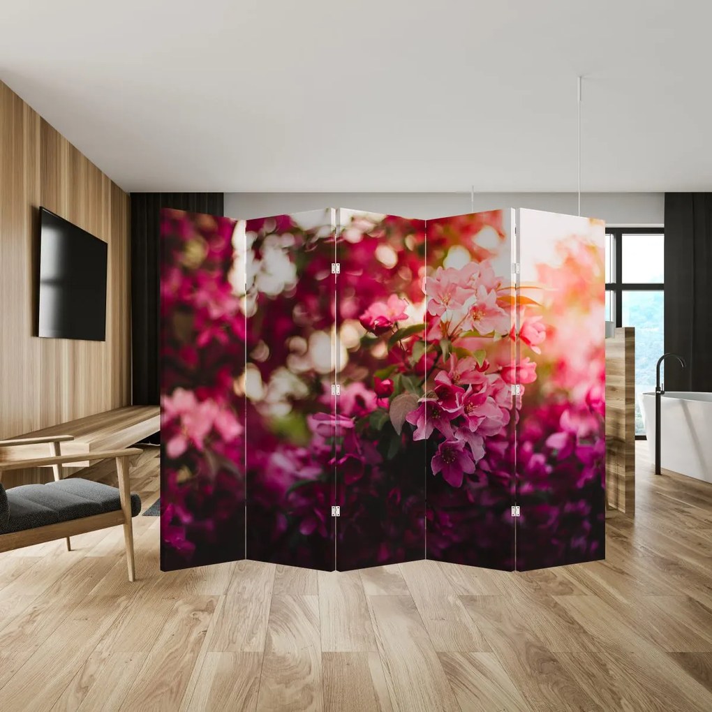 Parawan - Kwiat kwitnącego krzewu (210x170 cm)