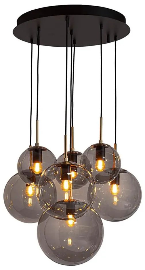 ByRydens 4202390-4002 - Żyrandol na lince LAURA 7xE27/8W/230V