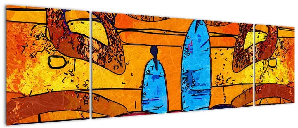 Obraz - Malarstwo starożytne (170x50 cm)