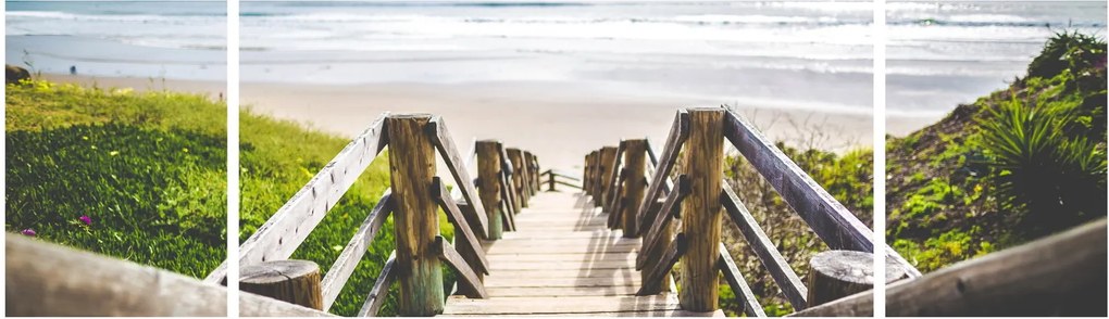 Obraz - Wejście na plażę (170x50 cm)