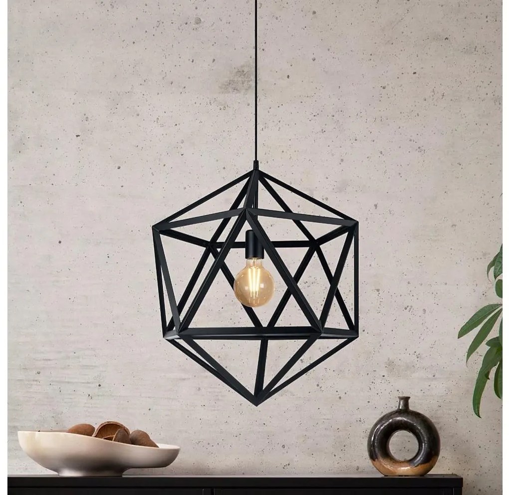 Eglo 49762 - Lampa wisząca EMBLETON 1xE27/60W