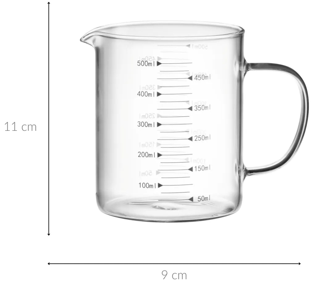 Dzbanek z miarką, 0,5 l